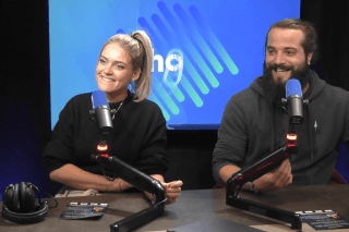 Ophélie Granger de Pro Senectute & Joë Gross pour la balade féérique période de l’Avent – Val d’Illiez